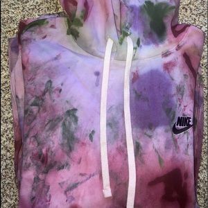 Nike Tie Dye Hoodie Sweatshirt